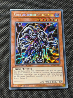 Skull Archfiend of Lightning SGX3-ENE01 Secret Rare 1st Edition Near Mint Yugioh - Image 1
