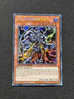 Skull Archfiend of Lightning SGX3-ENE01 Secret Rare 1st Edition Near Mint Yugioh - Image 2