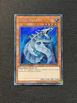 Cyber Dragon SGX1-ENG01 Secret Rare 1st Edition Near Mint Yugioh - Image 1