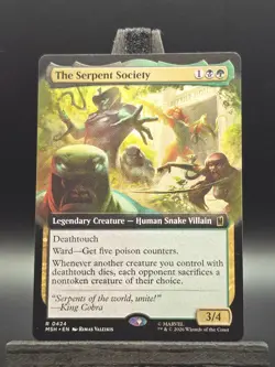 The Serpent Society (Extended Art) Marvel Super Heroes NM MTG - Image 1