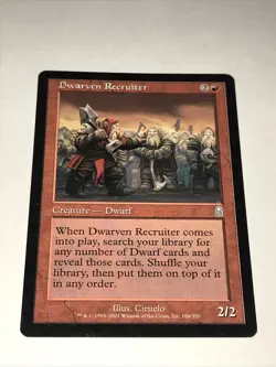 Dwarven Recruiter Magic the Gathering Card - Image 1