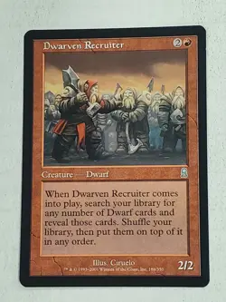 MTG Dwarven Recruiter (Odyssey/Red/U) - BGM - Image 1