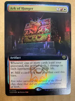 MTG 1x FOIL EXTENDED ART Ark of Hunger 344 Secrets of Strixhaven Magic the x1 NM - Image 1