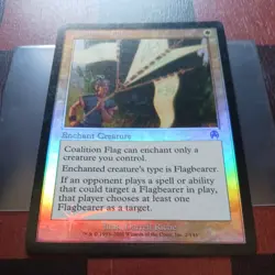 Mtg Coalition Flag FOIL MP/LP Apocalypse Magic Card - Image 2