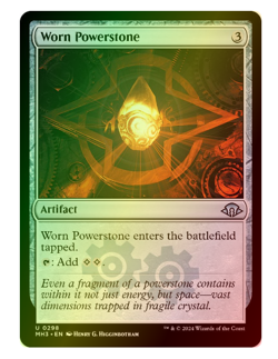 Worn Powerstone - Foil Modern Horizons 3 MTG - Image 1