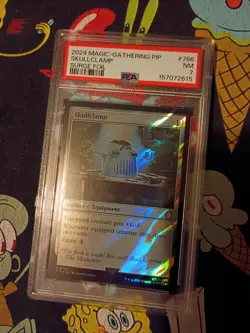 MTG Fallout Skullclamp Surge Foil PSA 7 The Mechanist Pop 1 - Image 2