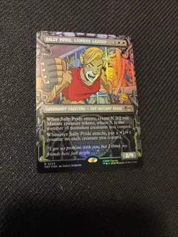 Sally Pride, Lioness Leader Showcase FOIL #0225 Teenage Mutant Ninja Turtles MTG - Image 1