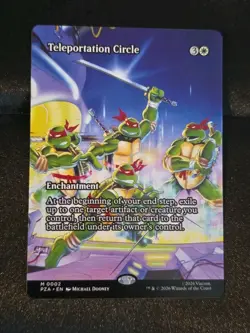 Magic the Gathering TMNT Teleportation Circle Borderless 0002 MTG NM - Image 1