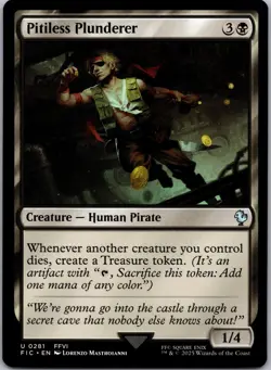Pitiless Plunderer 281 Uncommon Commander: FINAL FANTASY Magic: The Gathering NM - Image 1