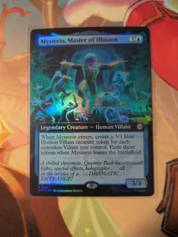 Mysterio, Master of Illusion (Extended Art) #253 (Foil) NM Spider-Man Magic MTG - Image 1