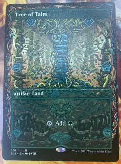 Tree Of Tales Mtg Secret Lair Mirrodinsanity Artifact Land - Image 1