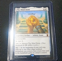 MTG Marvel Super Heroes The Mind Stone 0021 Mythic Indestructible - Image 1