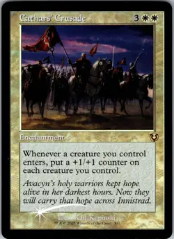 MTG CATHARS' CRUSADE (RETRO FRAME) INNISTRAD REMASTERED 337 FOIL NM - Image 1