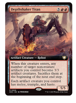 Depthshaker Titan - Extended Art Commander: Edge of Eternities - Image 1