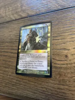 Knight of the Reliquary Time Spiral Remastered FOIL RETRO FRAME - Image 3
