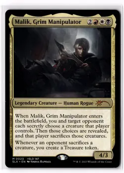 Malik, Grim Manipulator 23 SLX Cards Normal NM - Image 1