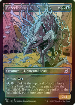 MTG Parcelbeast Showcase Foil ** Ikoria: Lair of Behemoths ** English (NM) - Image 1