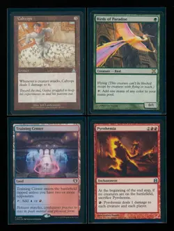MTG Caltrops BIRDS OF PARADISE Training Center PYROHEMIA Bruce Banner EDH Played - Image 1