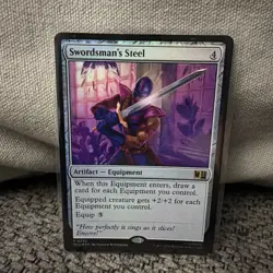 Swordsman's Steel Commander: Marvel Super Heroes Foil R 0752 MTG - NM SHIPS FREE - Image 1