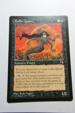 MTG Coffin Queen x1- -Tempest-Lightly Played - Image 1