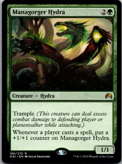 Managorger Hydra 186 Rare Magic Origins Magic: The Gathering Lightly Played - Image 1