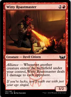Witty Roastmaster 131 Common Streets of New Capenna MTG NM - Image 1