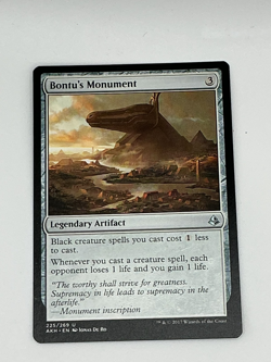 🐍 Bontu’s Monument (NM) – Amonkhet (AKH) MTG Rare Artifact Free Ship!! MJB - Image 1