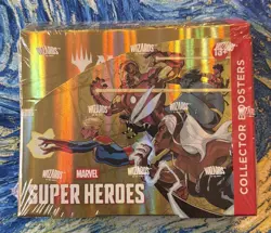 New Sealed MTG Magic The Gathering Marvel Super Heroes Collector Booster Box - Image 1