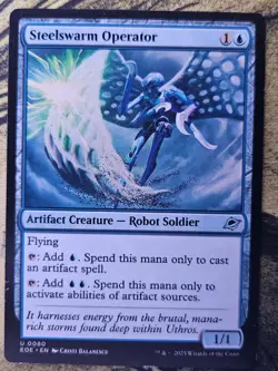 Steelswarm Operator 80 Uncommon Edge of Eternities Magic: The Gathering NM - Image 1