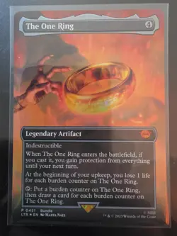 Magic The Gathering, The One Ring (Borderless), (LTR) Foil - Image 1