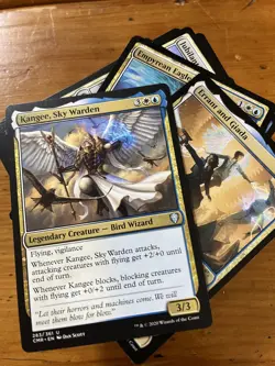 Kangee, Sky Warden - MTG Commander EDH 100-Card Deck - Azorius Birds Flyers - Image 1