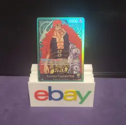 Eustass"Captain"Kid • ST02-001 SR Leader Worst Generation One Piece TCG NM - Image 1