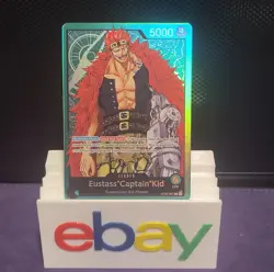 Eustass"Captain"Kid • ST02-001 SR Leader Worst Generation One Piece TCG NM - Image 4