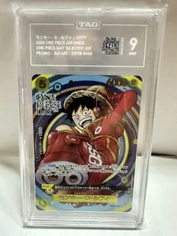 2024 ONE PIECE JPN PC ONE PIECE DAY'24 MONKEY D. LUFFY TAG 9 mint - Image 1