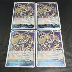 4x Prisoner of Impel Down OP16-042 The Time of Battle English One Piece Playset - Image 1