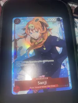 Bandai Sanji OP10-005 SR Holo Character One Piece CCG Punk Hazard 3000 Power - Image 2
