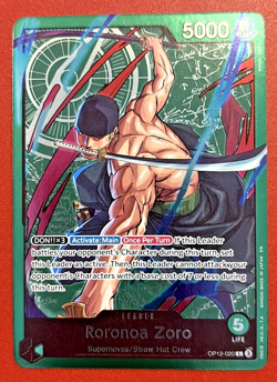 Roronoa Zoro - OP12-020 (Zoro Deck) OP12-020 Learn Together Deck Set Foil - Image 1