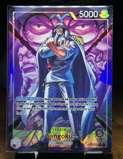 Bandai Sengoku OP16-060 OP16 Leader Holo Alternate Art English NM - Image 1