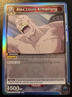 Alex Louis Armstrong UE09BT/FMA-1-037 Foil Rare Fullmetal Alchemist Union Arena - Image 1