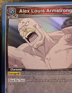 Alex Louis Armstrong UE09BT/FMA-1-037 Foil Rare Fullmetal Alchemist Union Arena - Image 2