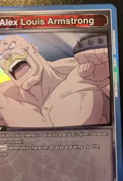 Alex Louis Armstrong UE09BT/FMA-1-037 Foil Rare Fullmetal Alchemist Union Arena - Image 3