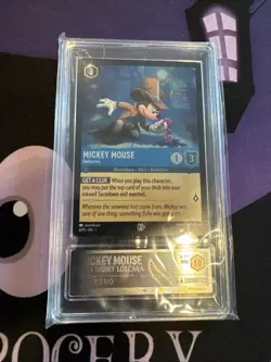 2023 DISNEY LORCANA EN P1-PROMO LEAGUE PROMO #8 MICKEY MOUSE - DETECTIVE PCG 10 - Image 1
