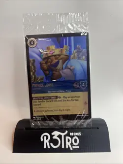 Prince John - Gold Lover 1/P2 -- Villainous Disney Lorcana PROMO Sealed - Image 1