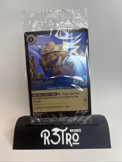 Prince John - Gold Lover 1/P2 -- Villainous Disney Lorcana PROMO Sealed - Image 2