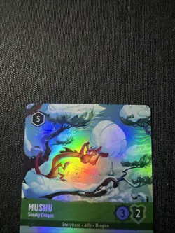 Mushu - Sneaky Dragon (Epic) Cold Foil Winterspell 212/204 Disney Lorcana - Image 2