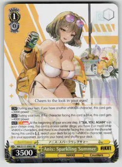 Anis: Sparkling Summer NIKKE NIK/S117-E002 RR NM Weiss Schwarz - Image 1