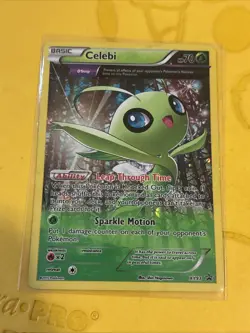 Celebi XY93 XY Full Art Black Star Promo Holo Pokemon Card LP - Image 1