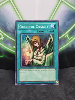 Yugioh Graceful Charity SDP-040 Super Rare 1st Edition NM - Image 1