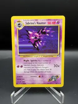 Pokemon Sabrina's Haunter Gym Challenge 58/132 Uncommon Unlimited Card NM - Image 1
