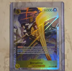 Bandai One Piece Card Game Borsalino EB04-058 Sr - Image 1